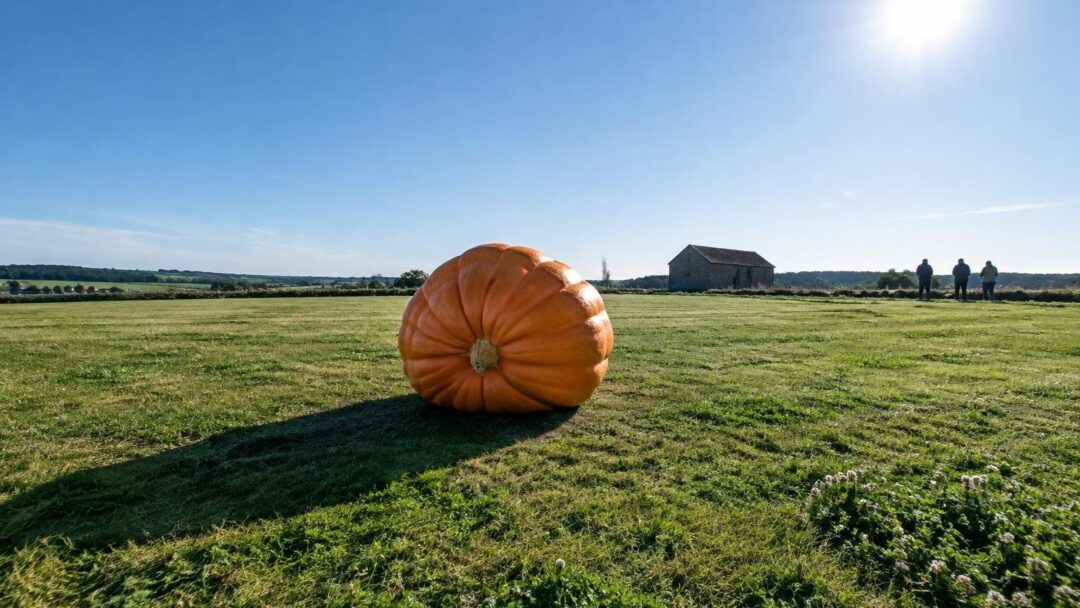 Zucca gigante: il nuovo primato uk di Ian Paton