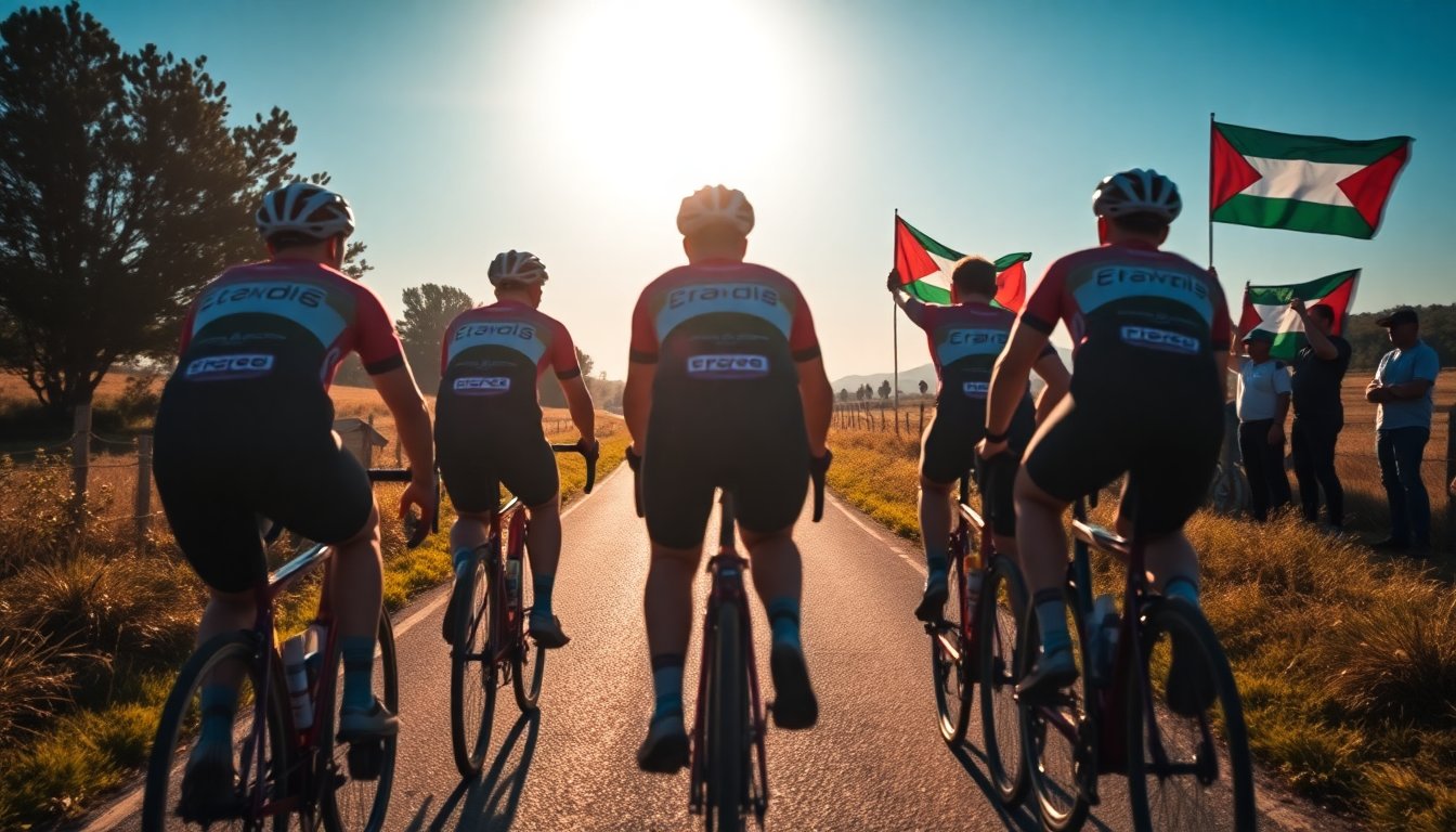 ciclismo e attivismo la difficile posizione della israel premier tech python 1757104981