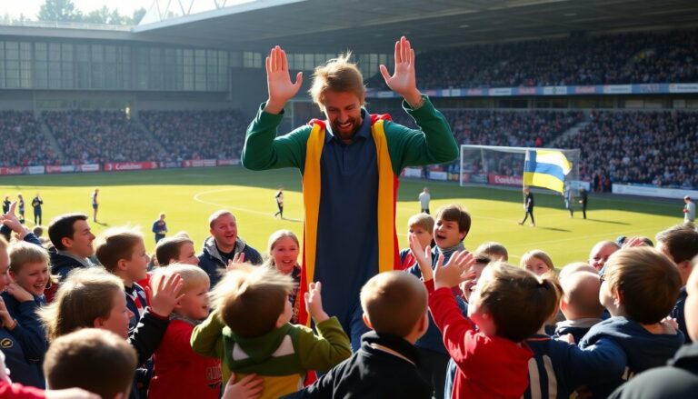 peter crouch sorprende come mascotte una lezione di umilta e divertimento python 1757417865