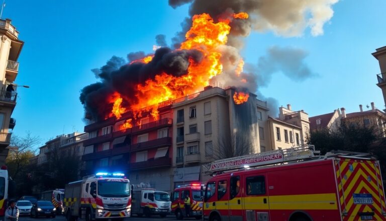 incendio a roma tragedia in un palazzo residenziale 1762508220