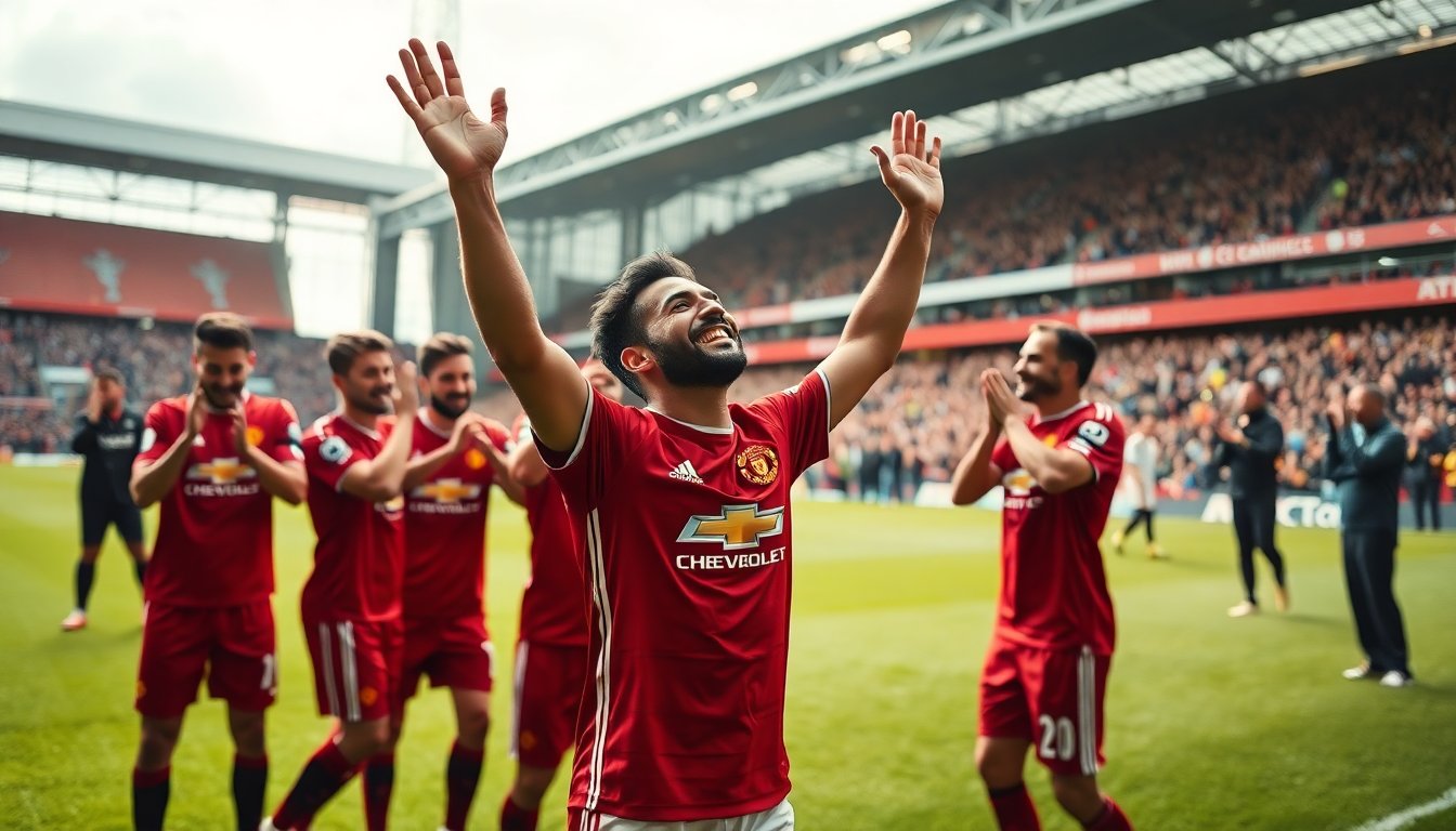 bruno fernandes celebra 200 partecipazioni al gol con il manchester united 1770479703
