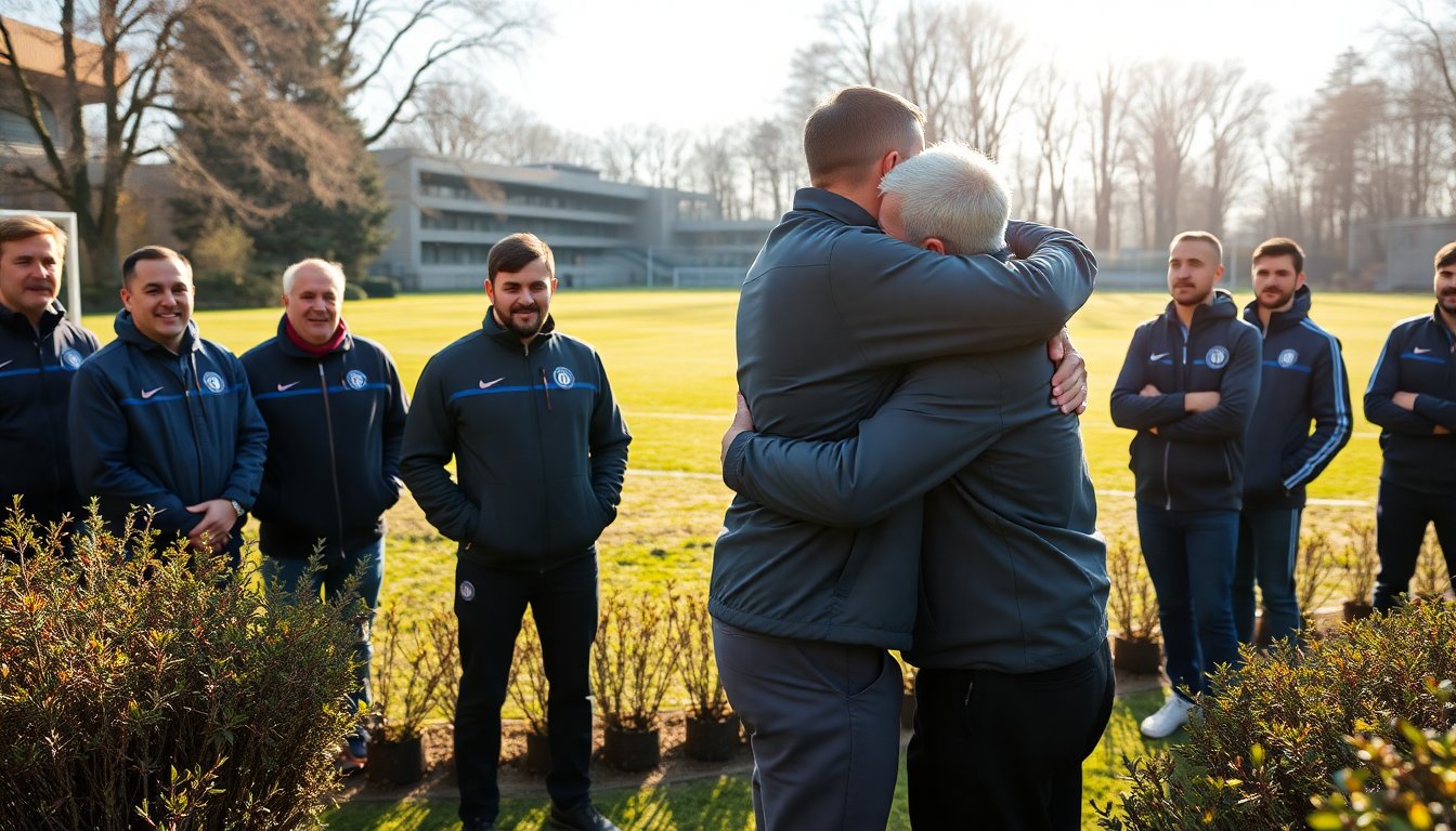 il ritorno di adriano alla pinetina emozionante abbraccio con chivu 1770407158