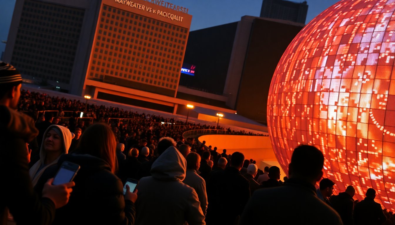 rematch mayweather vs pacquiao evento al sphere trasmesso in diretta da netflix 1771884947