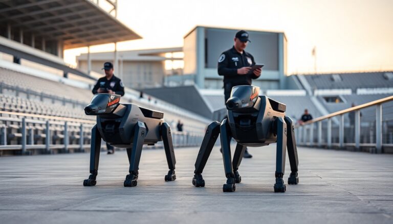 cani robot k9 x a guadalupe sicurezza hitech per lo stadio bbva durante i mondiali 1772352848