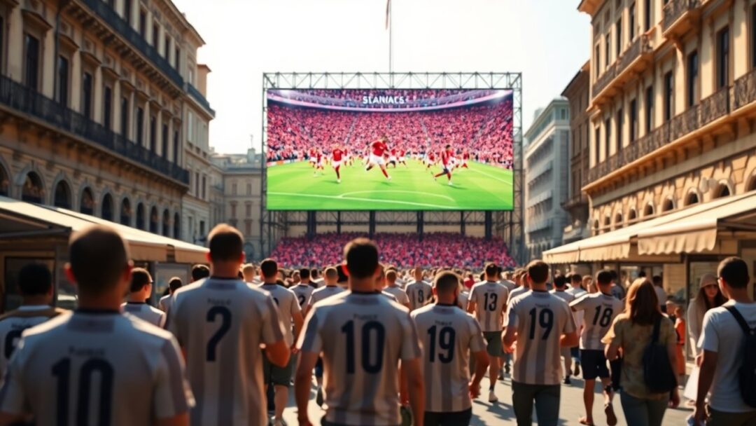 Mondiali 2026 a Lugano: dove vedere le partite in diretta su grande schermo