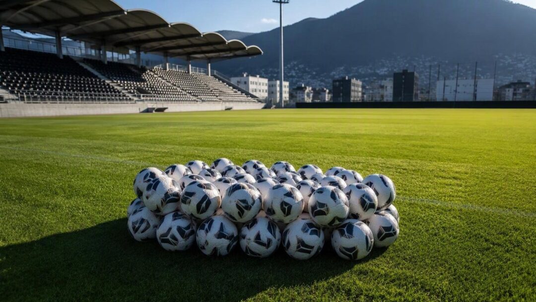 Consegna di 8.000 sfere per il calcio giovanile in Ticino e Moesano