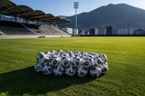 Consegna di 8.000 sfere per il calcio giovanile in Ticino e Moesano