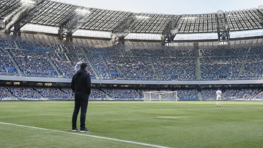 Il tecnico del Napoli spiega la palla di De Bruyne al rigore di Højlund