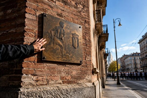 Ricordo granata per la Farfalla Gigi Meroni a Corso Re Umberto
