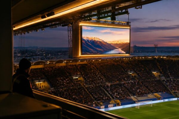 Stadio Brianteo: il nuovo schermo da 100 metri quadrati pronto per ottobre
