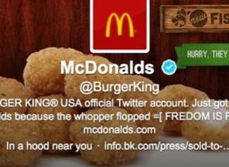 Compte Twitter piraté de Burger King