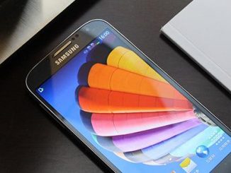 Le Galaxy S4 de la société Samsung