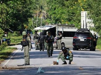 Attaque contre la police en Thaïlande