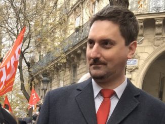 Laurent Brun tête des syndicalistes
