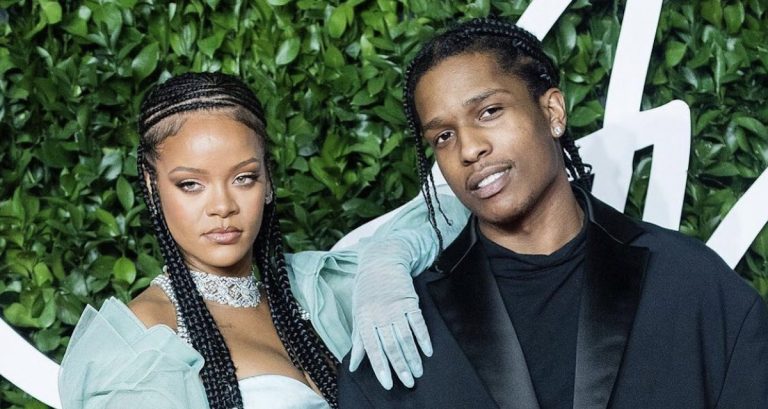 Rihanna couple A$AP Rocky.