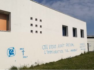 Tags racistes centre culturel musulman