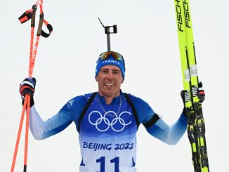 Quentin Fillon-Maillet, sacré champion en biathlon aux JO 2022