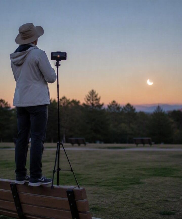 Tutoriel pour capturer une éclipse en toute sécurité avec un smartphone