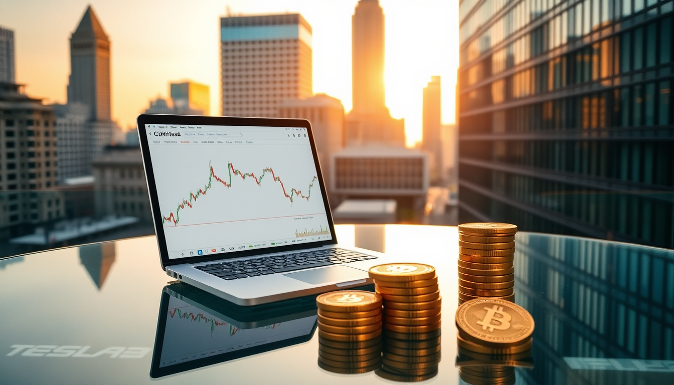 Waarom Coinbase nu voor Tesla staat in Bitcoin-bezit