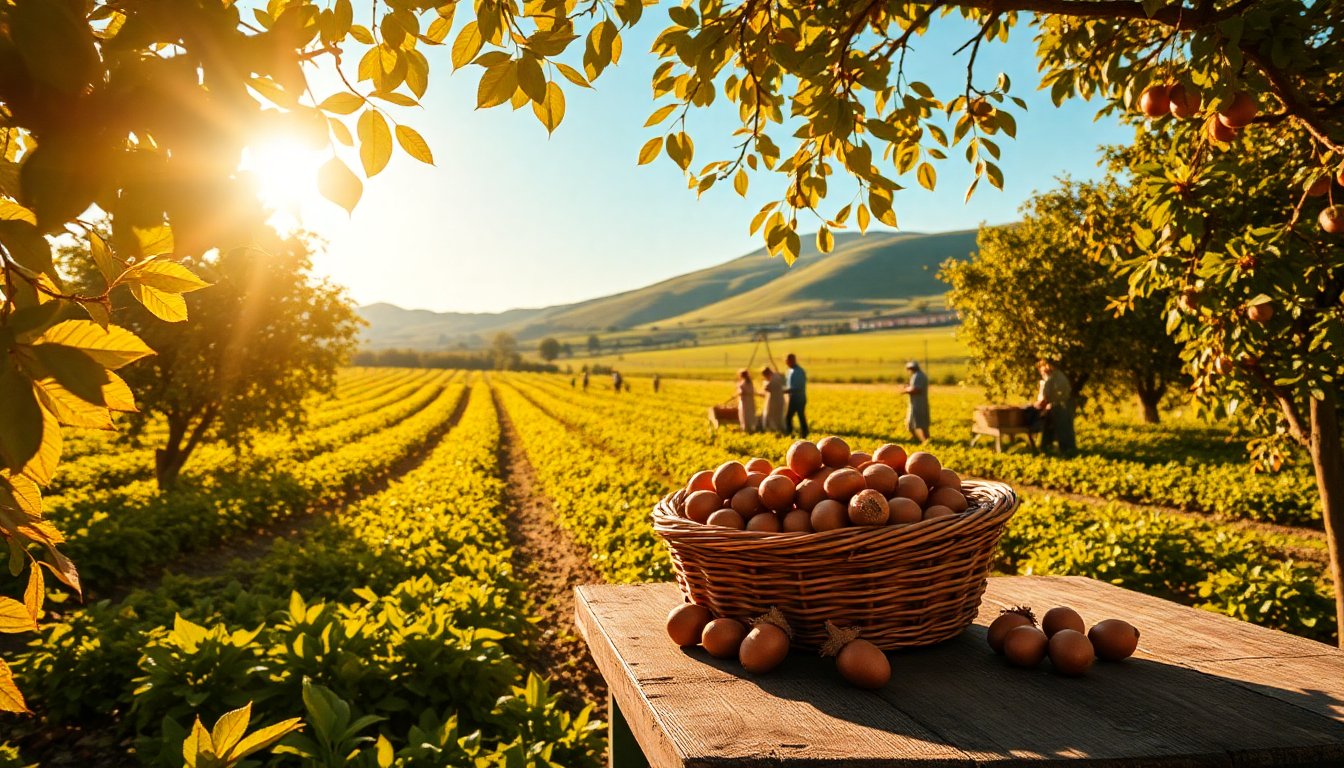Ontdek het regionale kastanjedistrict en zijn impact op de agrovoedingssector