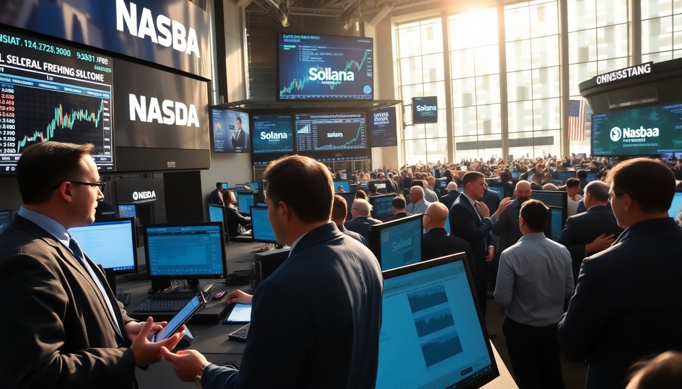 Solana krijgt een boost met nieuwe listing op NASDAQ