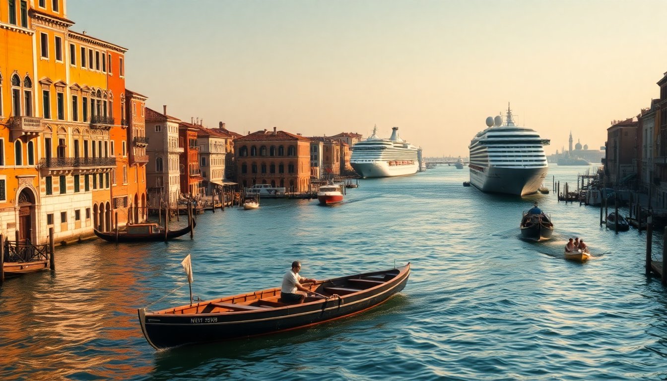 Cruiseschepen in Venetië: Verbod op Toegang tot het Stadscentrum