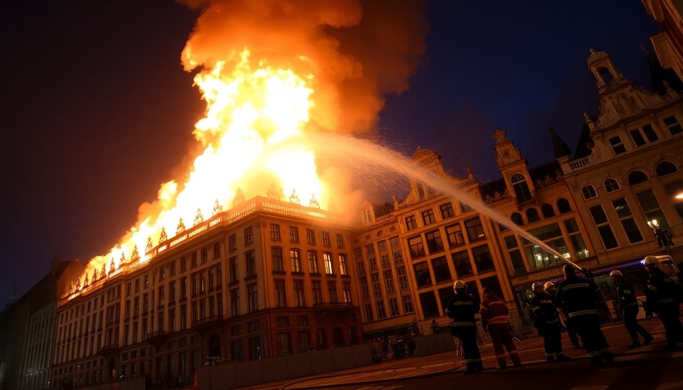 Grote Brand in Amsterdam Verwoest Cultureel Erfgoed
