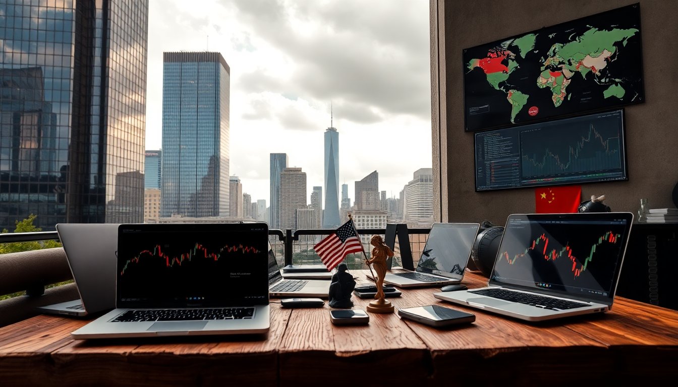 Hoe de tarieven van Trump op China de prijzen van cryptocurrency beïnvloeden