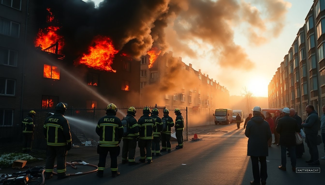 Verwoestende brand in Amsterdam laat vele gezinnen dakloos