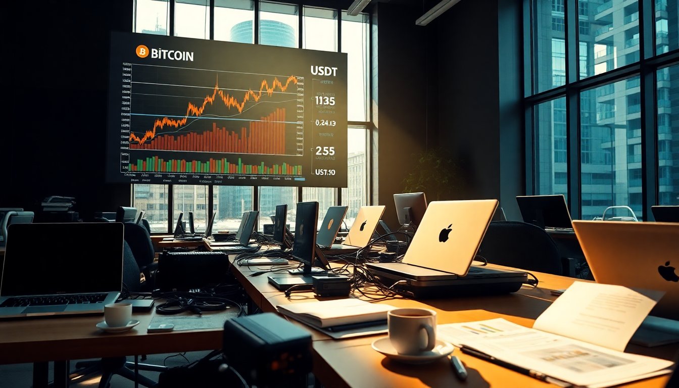 Analyse van Bitcoin en USDT inflow trends in de cryptocurrency markt