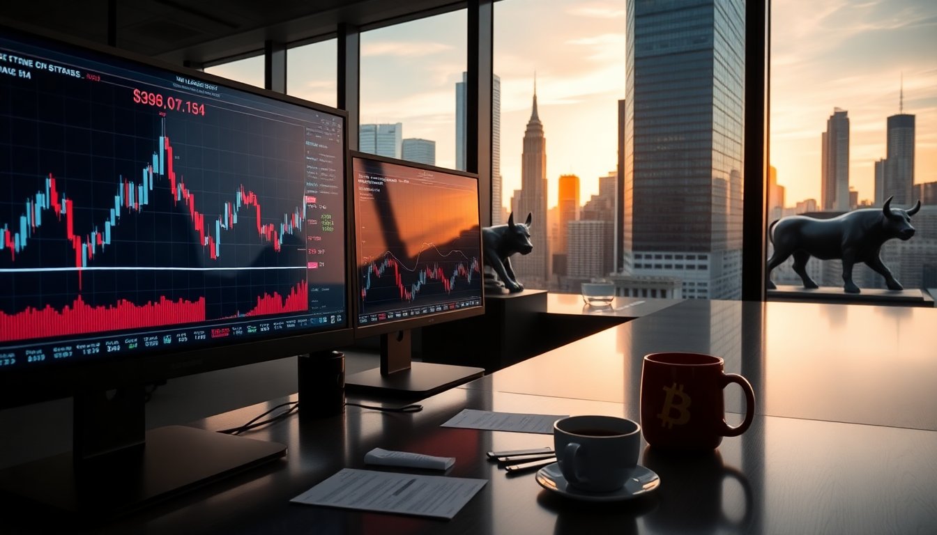 Bitcoin prijs fluctueert door politieke spanning in Amerika