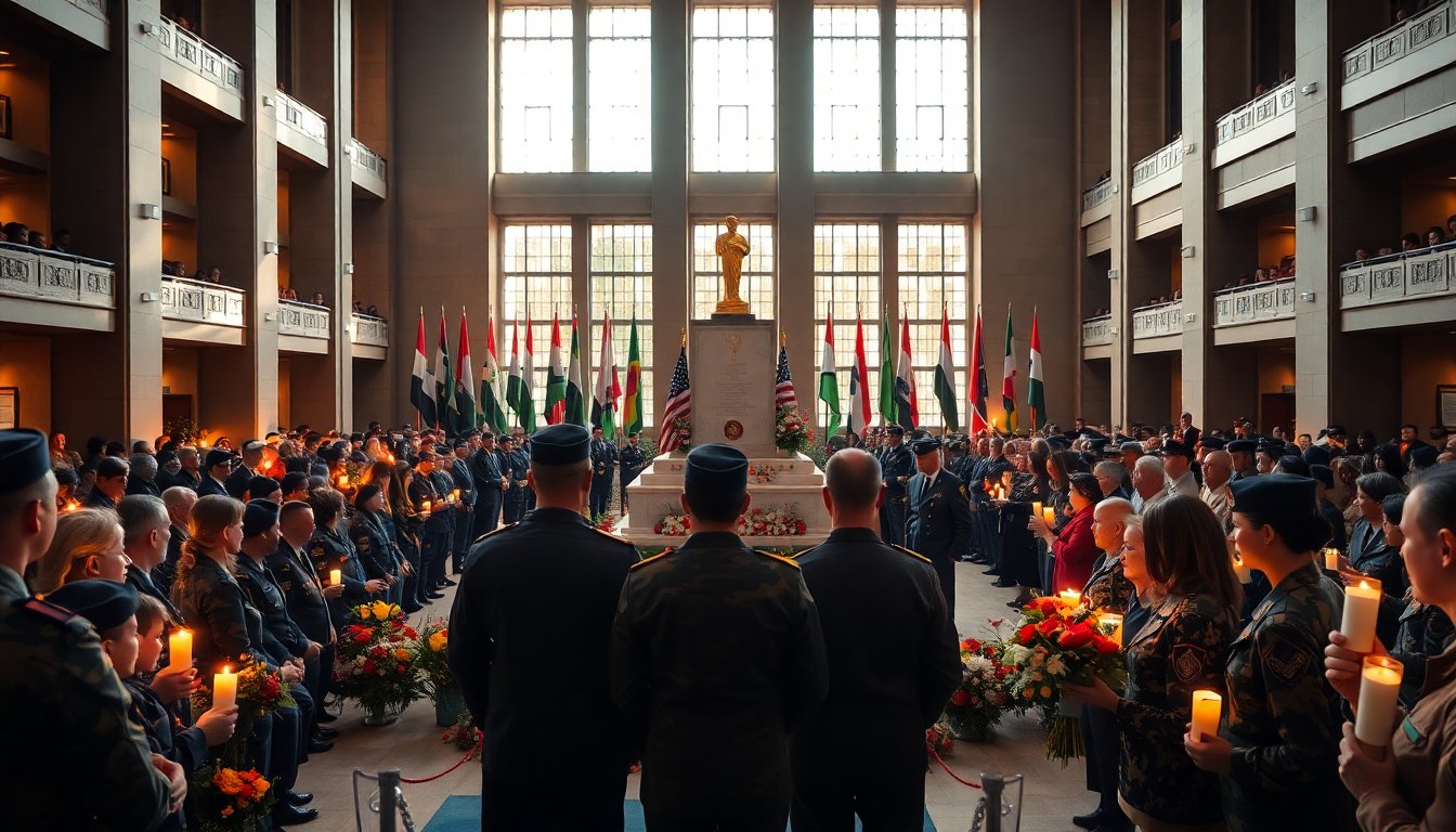 Eerbetoon aan de Heldhaftige Slachtoffers van de 105e Militaire Opleiding: Herdenking en Respect