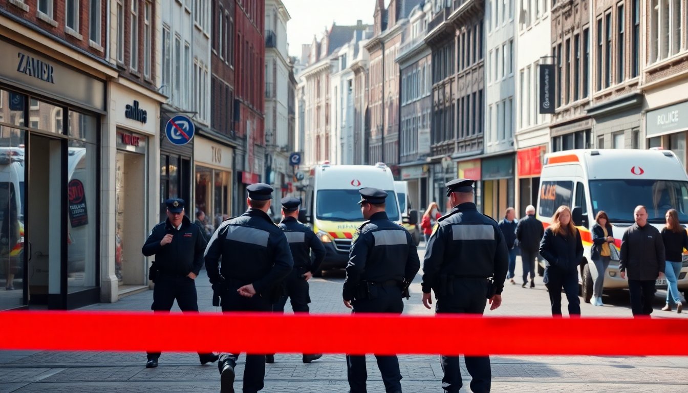 Gewapende aanval in Amsterdam veroorzaakt chaos