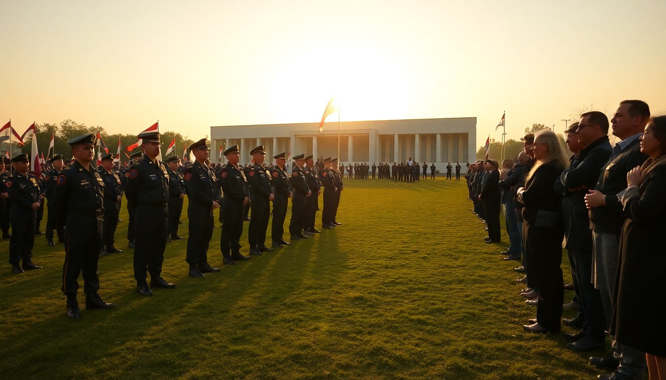 Herdenking van de 105e Militaire Promotie en Eerbetoon aan Gesneuvelden