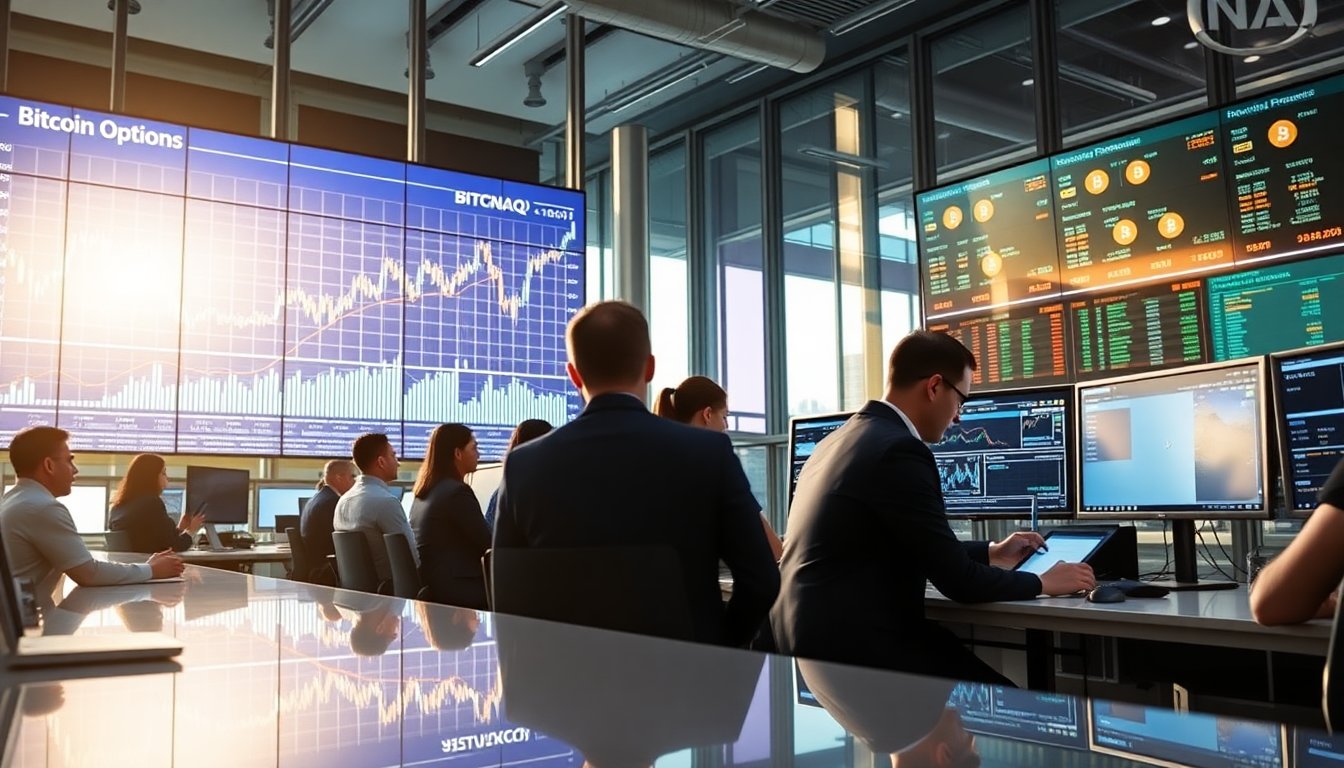 Nasdaq Verhoogt Handelslimieten voor Bitcoin-Opties door Stijgende Vraag
