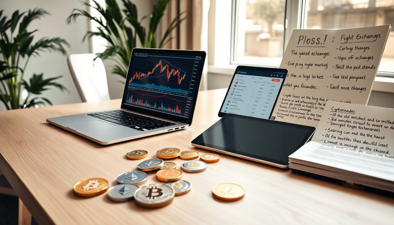 Belangrijke tips voor het kiezen van een crypto-exchange