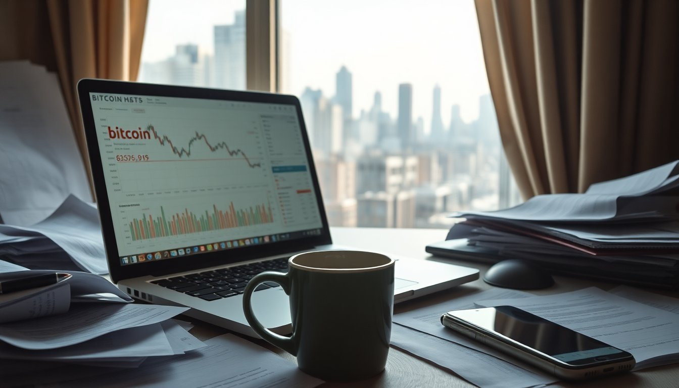 Bitcoin en crypto-markten dalen door zorgen over conflict