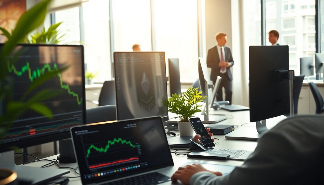 Ethereum behoudt zijn krachtige prestaties binnen de top 20 cryptocurrencies