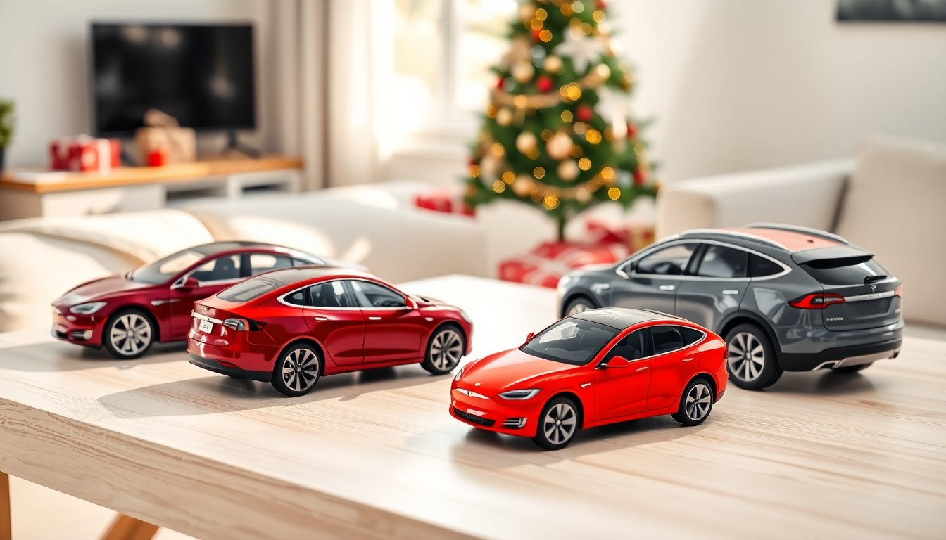 Tesla schaalmodellen: het perfecte cadeau voor autoliefhebbers en verzamelaars