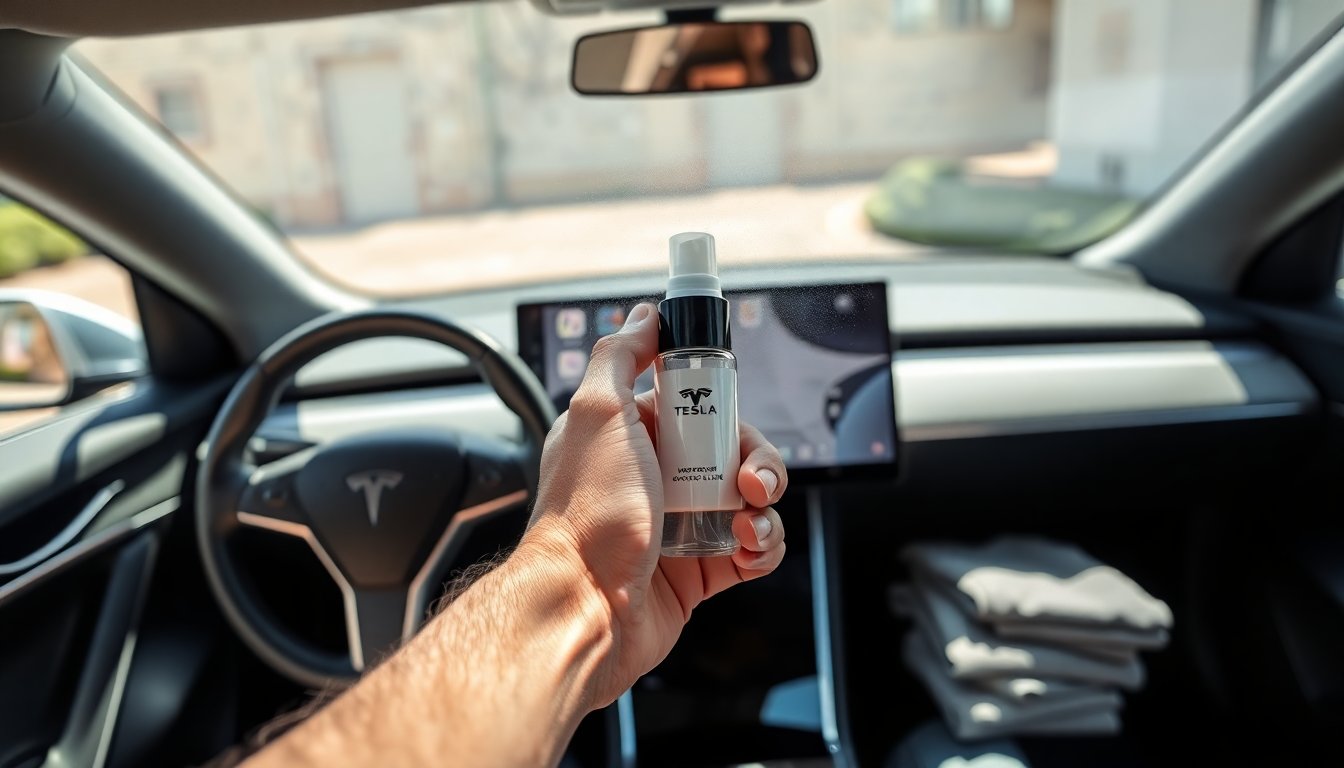 Verbeter je Tesla-ervaring: Ontdek het ultieme schermreiniger accessoire!