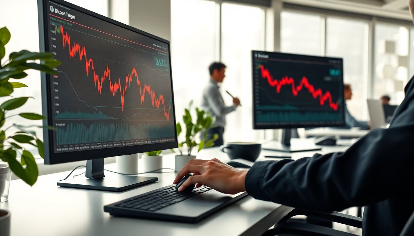 Verkoopgolf duwt Bitcoin en andere cryptovaluta onder de $85.000
