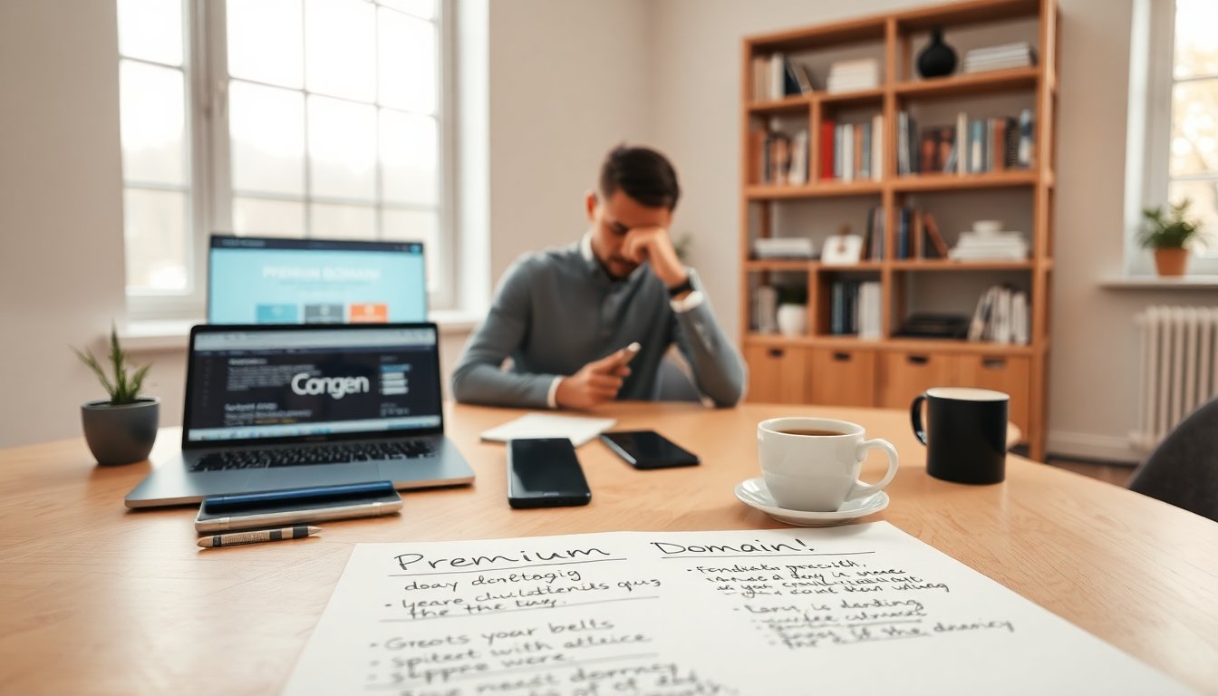 Waarom premium domeinnamen cruciaal zijn voor jouw online succes