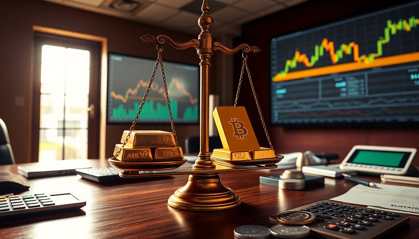 “Goud Bereikt Nieuwe Hoogte Terwijl Bitcoin Slecht Presteert”