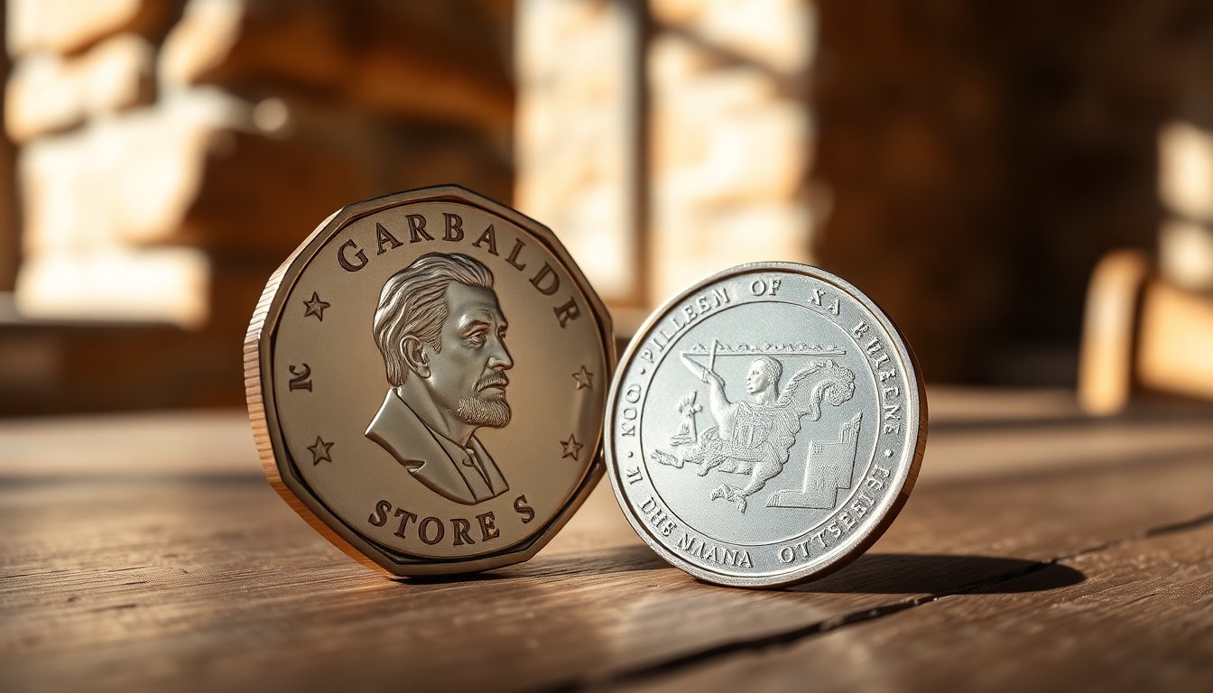 San Marino 2 euro munt ter ere van Giuseppe Garibaldi
