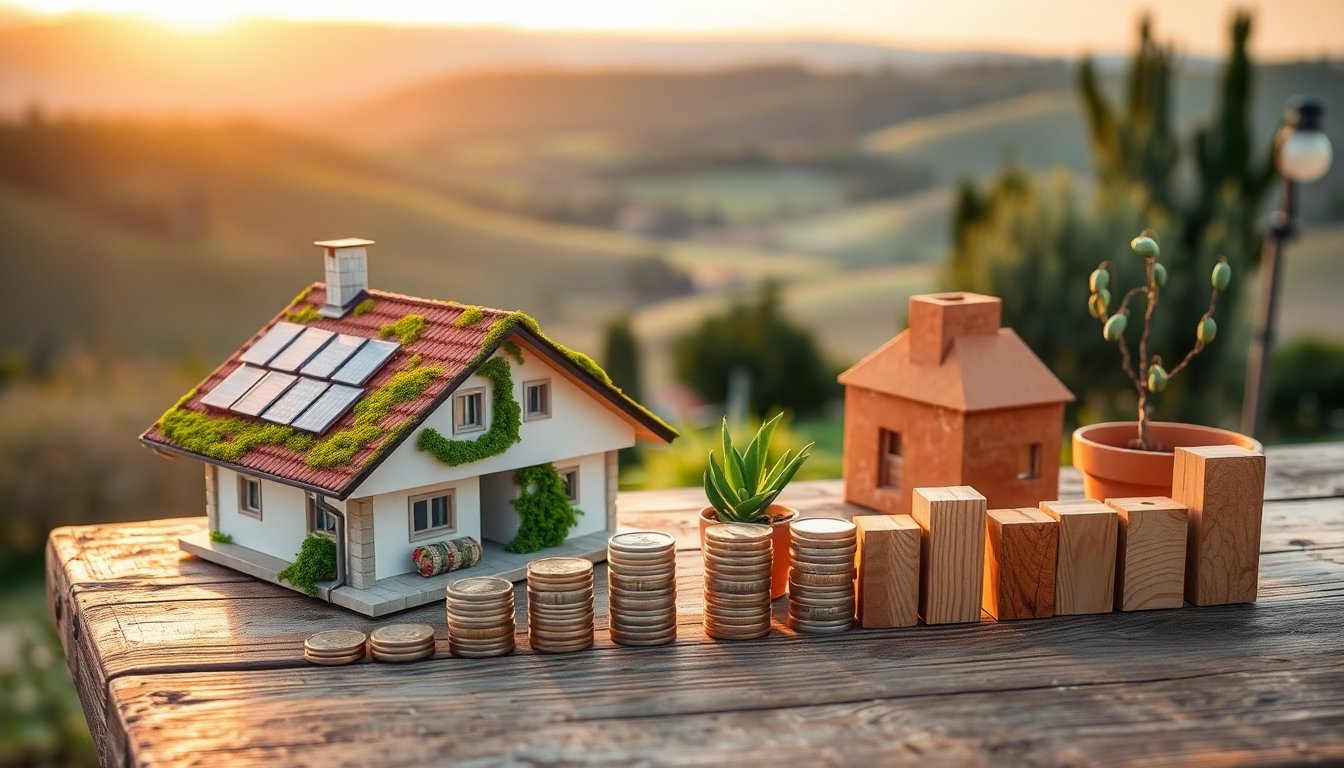 Lagere hypotheekrentes in Toscane en voordeel voor groene hypotheken