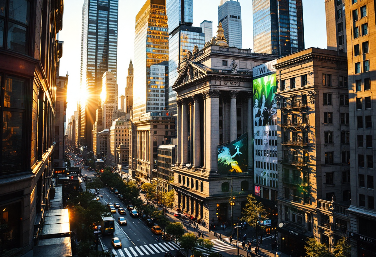 Warten an der Wall Street auf die Zinsentscheidung der Fed