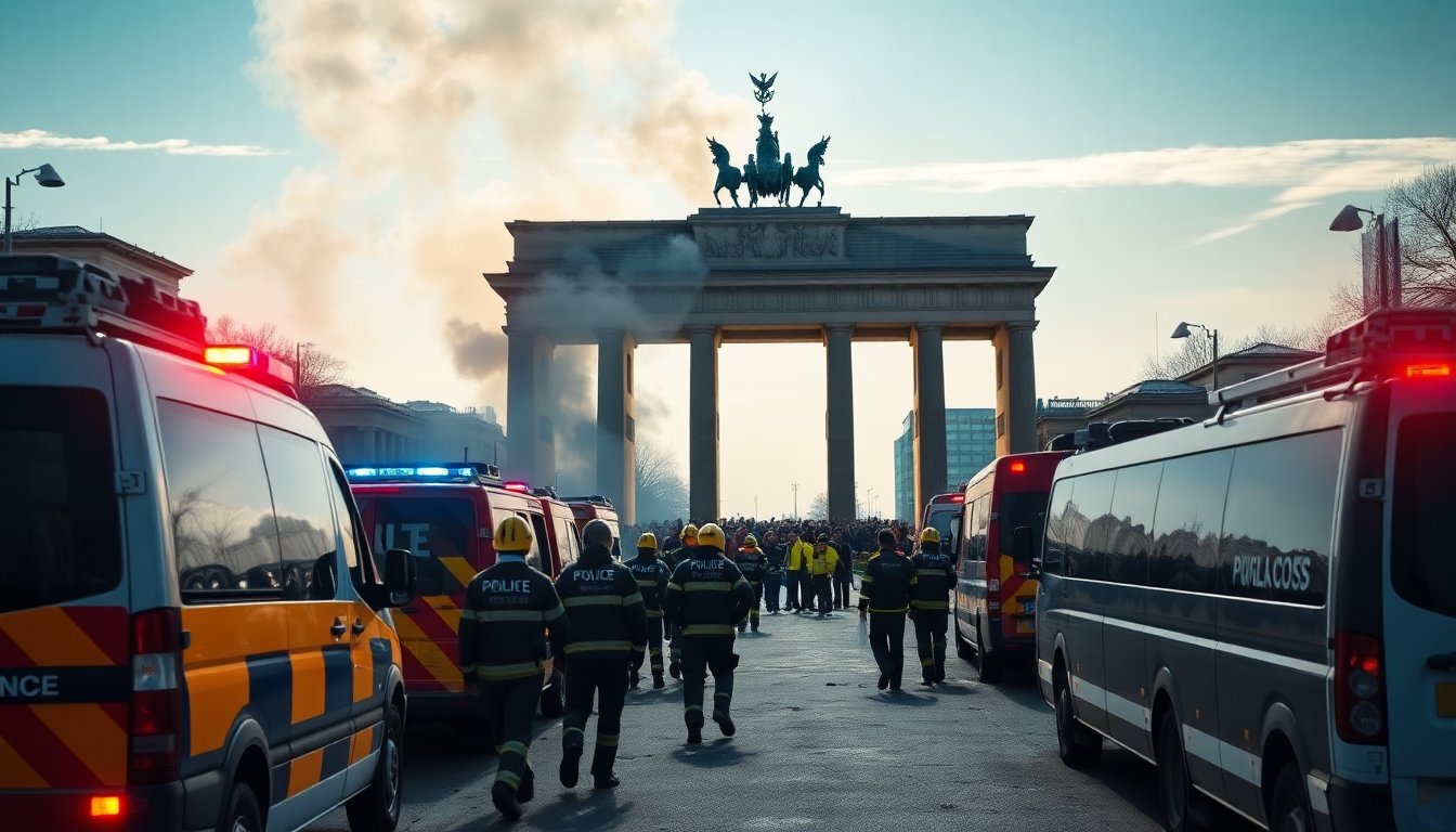 Explosion im Stadtzentrum von Berlin: Augenzeugen berichten von Chaos