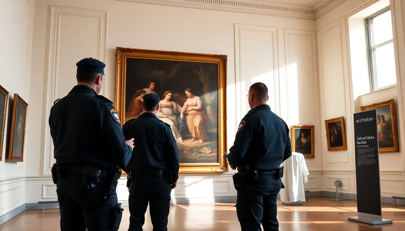 Operazione della polizia rivela furto d’arte in un museo
