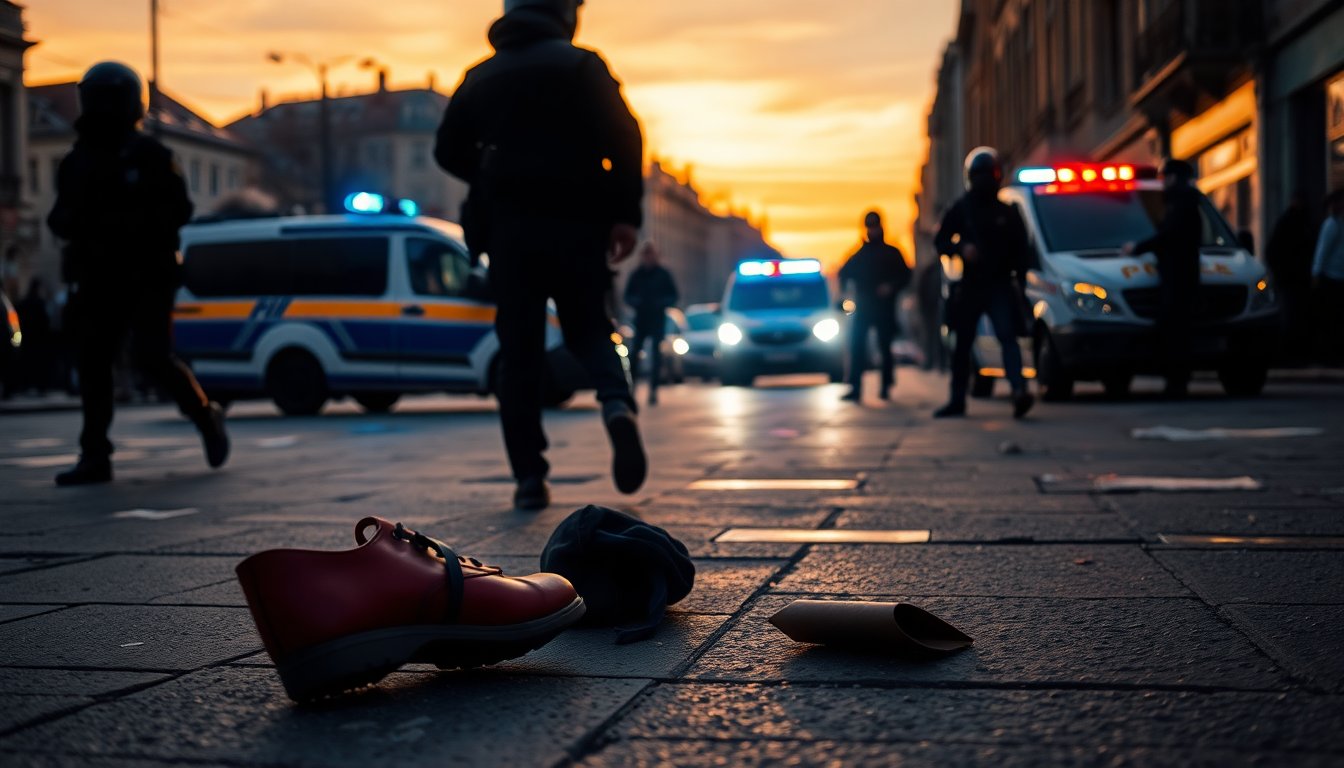 Schusswechsel in der Innenstadt: Zeugen berichten von mehreren Verletzten
