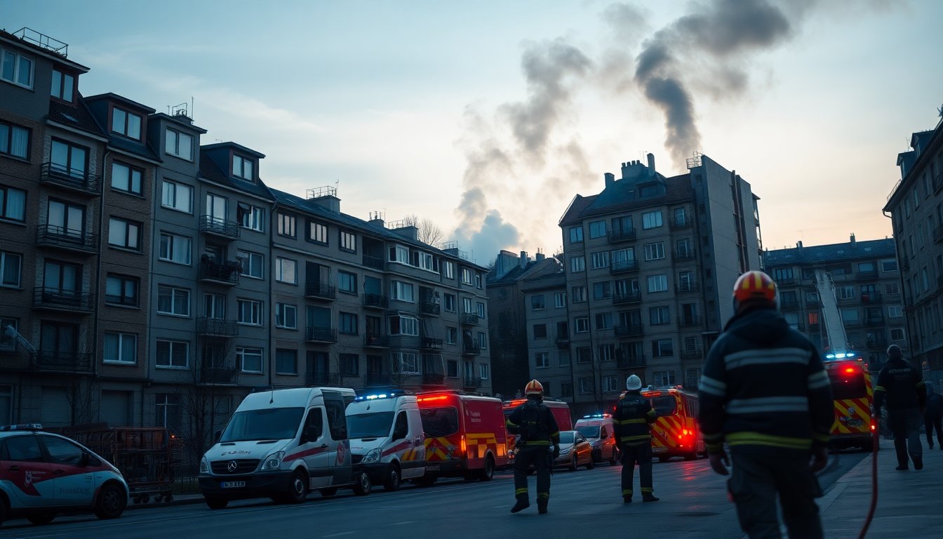 Großfeuer in Kreuzberg: mehrere verletzte und evakuierungen in berlin